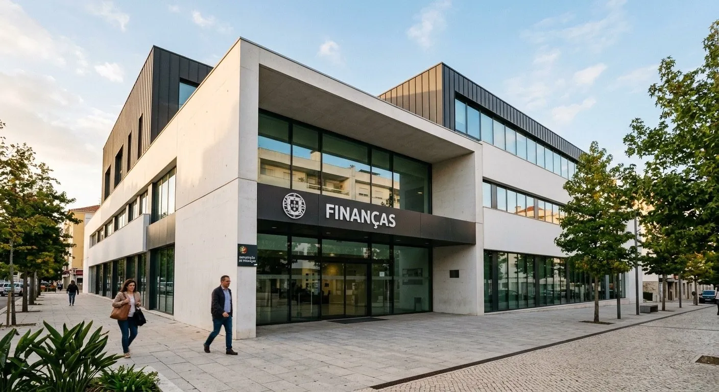Здание отделения Finanças (налоговой службы Португалии), где оформляют NIF