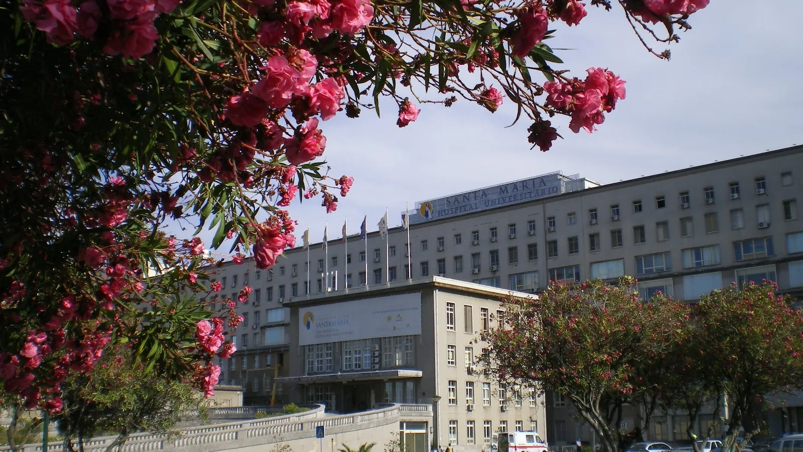 Hospital de Santa Maria em Lisboa, o hospital do SNS onde são tratados doentes evacuados dos países PALOP