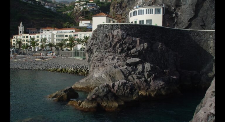Ponta do Sol seaside village in Madeira, home of the digital nomad community